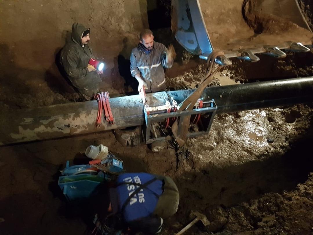 VASKİ, kamp&uuml;steki su kesintisi i&ccedil;in seferber oldu