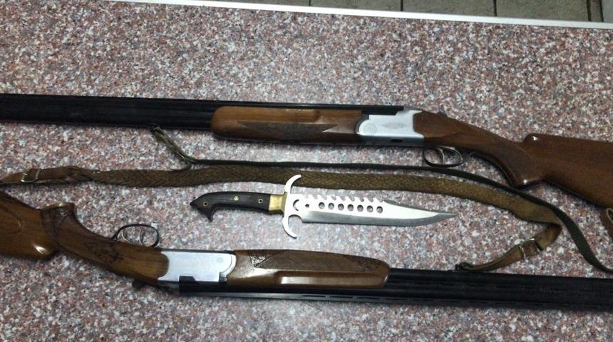 Balıkesir’de 4 silah ele geçirildi