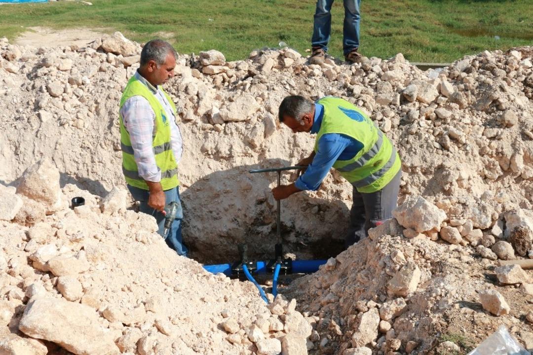 Şanlıurfa  kırsalında i&ccedil;me su sorunu &ccedil;&ouml;z&uuml;l&uuml;yor