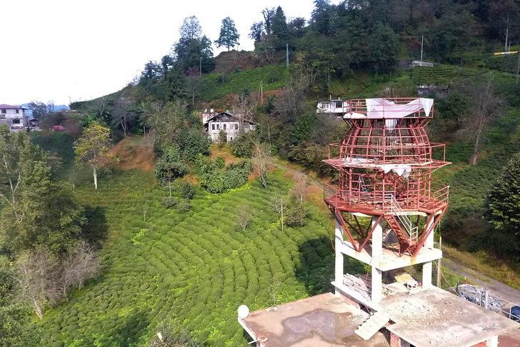 Köyüne gözlem kulesi yapıyor G5