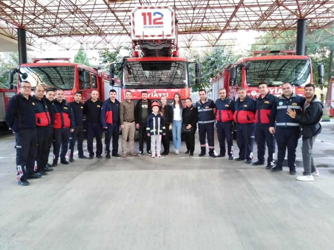 Hayata tutunan Alara&rsquo;dan itfaiye ekiplerine teşekk&uuml;r