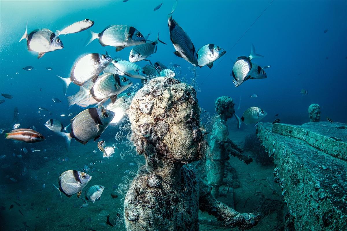 Side Sualtı M&uuml;zesi g&ouml;renleri hayran bırakıyor