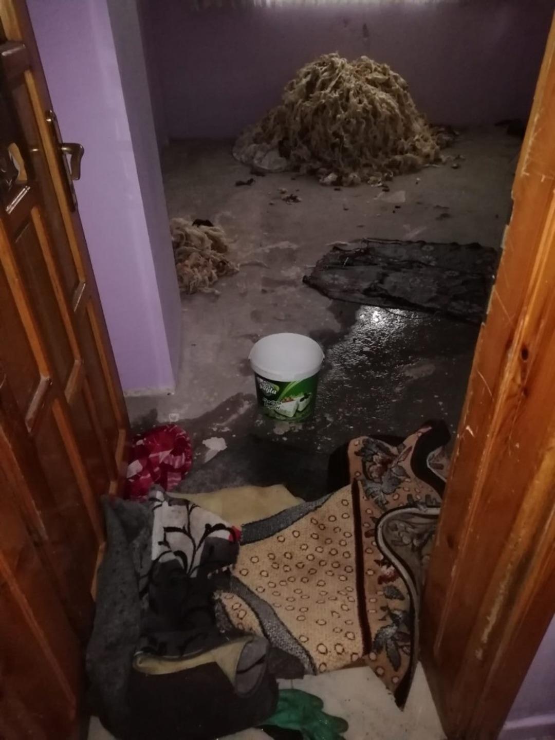 Evlerini su basan vatandaşların imdadına itfaiye yetişti