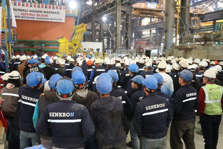 KARDEMİR 150 milyonluk yatırımla 3,5 milyonluk üretim hedefi için önemli bir adım daha attı G4