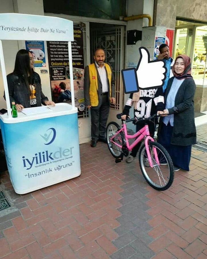 Isparta’da yetim çocuklar bisikletlendiriliyor G3
