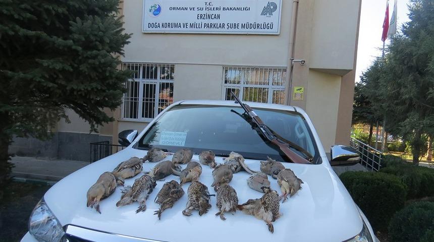 Usuls&uuml;z keklik avcılarına para cezası