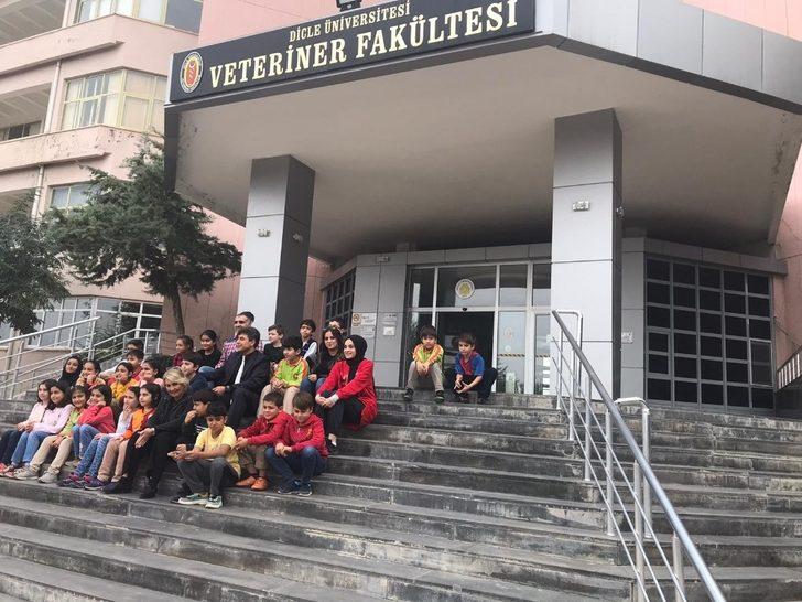 İlkokul öğrencileri DÜ Veteriner Fakültesi’ni gezdi G2