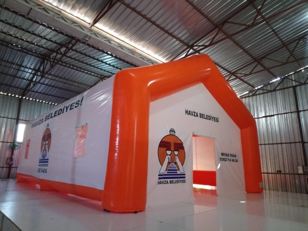 Genel ama&ccedil;lı şişme &ccedil;adır hizmet girdi