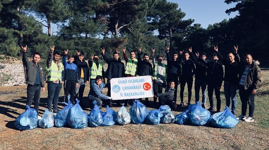 &Uuml;lk&uuml; Ocaklarından &Ccedil;anakkale&rsquo;de &ccedil;evre temizliği