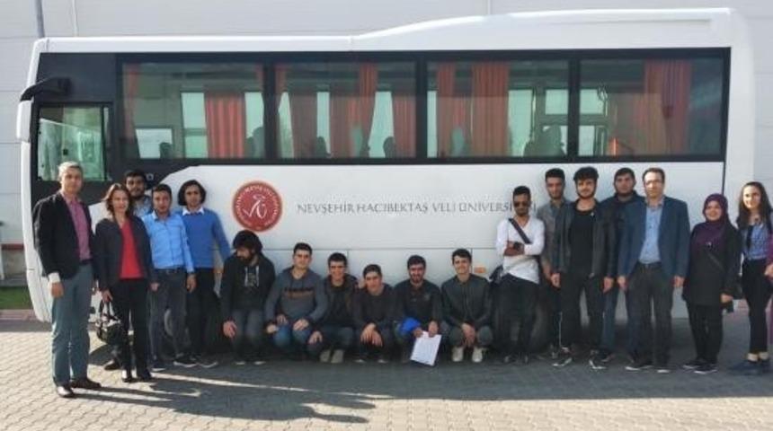 NEV&Uuml; Hacıbektaş MYO Elektronik ve Otomasyon B&ouml;l&uuml;m&uuml;nden teknik gezi