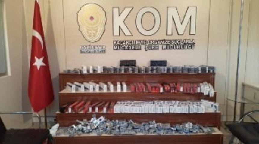 Gaziantep’te bin 380 paket kaçak sigara ele geçirildi