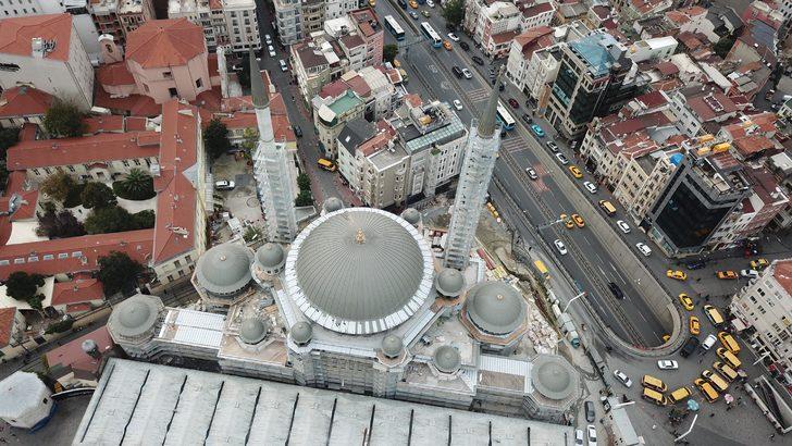 Taksim Camii inşaatında son durum! Havadan fotoğraflandı G3