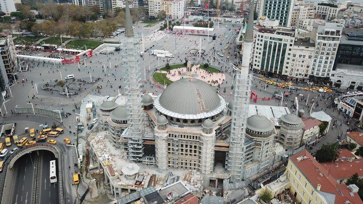 Taksim Camii inşaatında son durum! Havadan fotoğraflandı G4