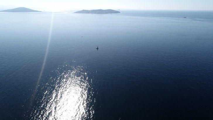 İstanbul'un depremlerle batan adası görüntülendi G5