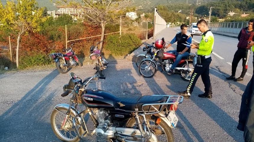 Emniyetten motosiklet uygulaması