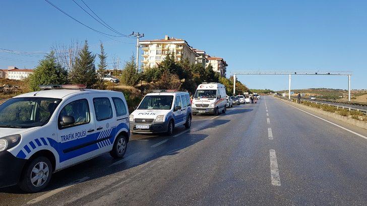 Yola dökülen mazot yüzünden 5 araç birbirine girdi! G1