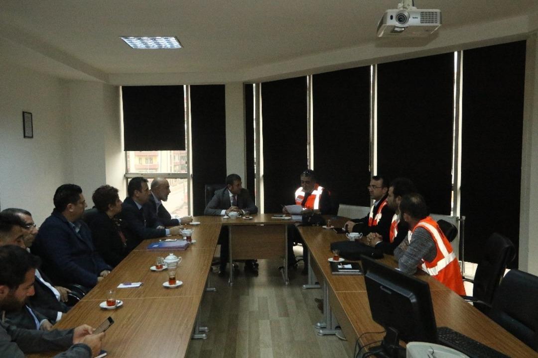 VASKİ&rsquo;de &lsquo;iş sağlığı ve g&uuml;venliği&rsquo; toplantısı