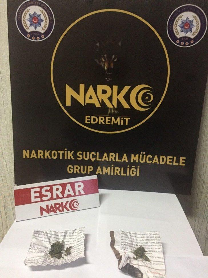 Balıkesir polisinden uyuşturucu operasyonu G3