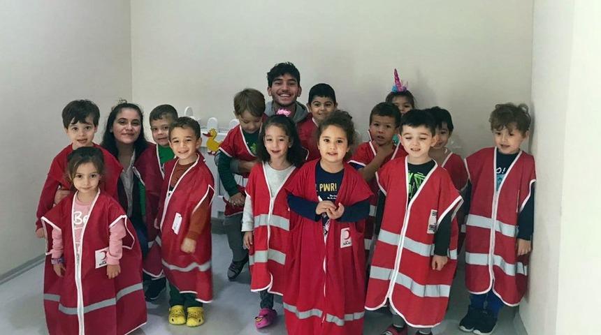 Söke’de öğrencilere Kızılay anlatılıyor