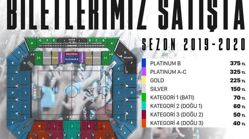 Trabzonspor'un Alanyaspor ma&ccedil;ı biletleri satışta