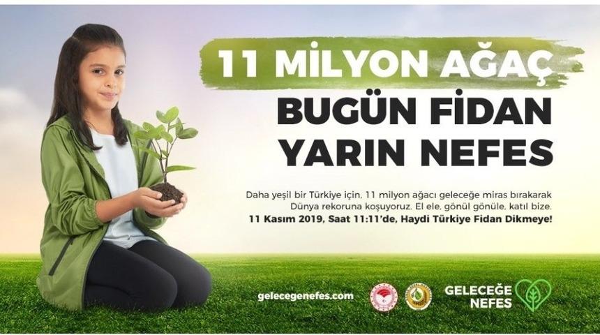Aliağa&rsquo;da 38 bin 400 fidan hayat bulacak