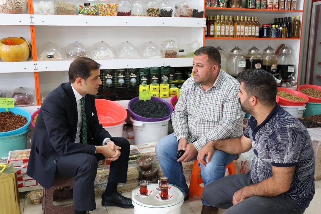 Ahlat Kaymakamı Erat&rsquo;tan esnaf ziyareti