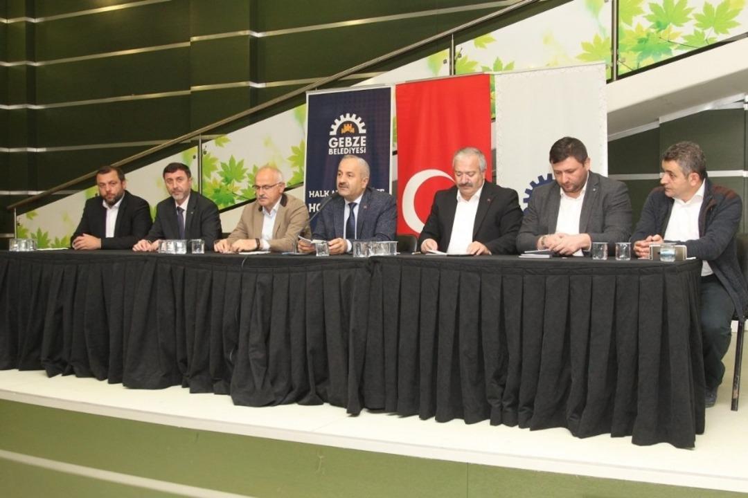 Gebze&rsquo;de mahalle meclisleri hız kesmiyor