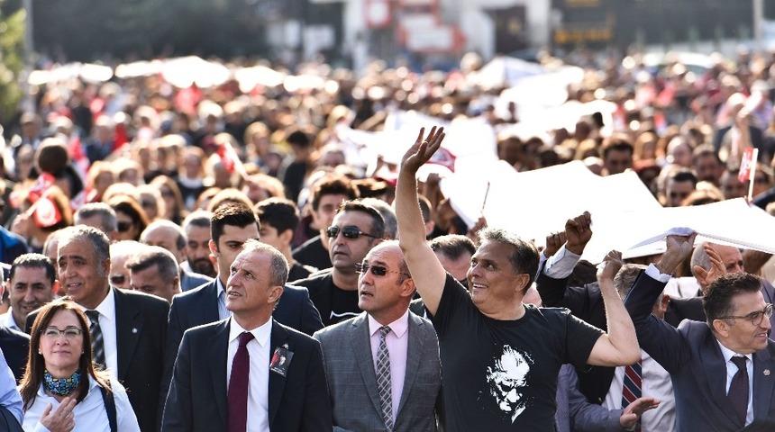 Muratpaşa’dan  ‘Saygı Yürüyüşü’