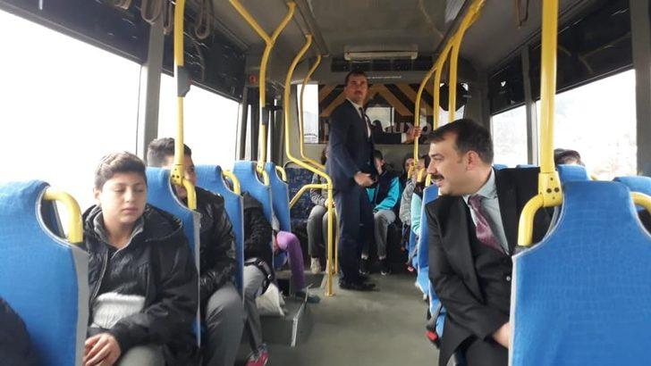 Derebucak’ta öğrenci servisleri denetlendi G2