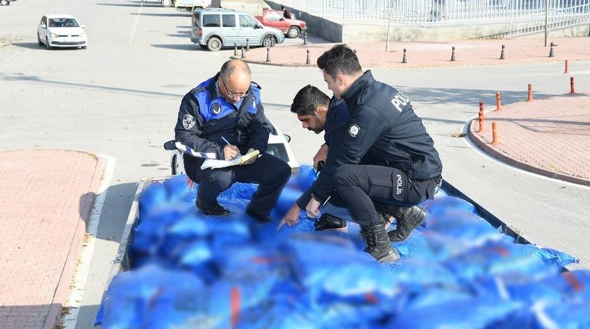 Konya Büyükşehir Belediyesinden kaçak kömür denetimi