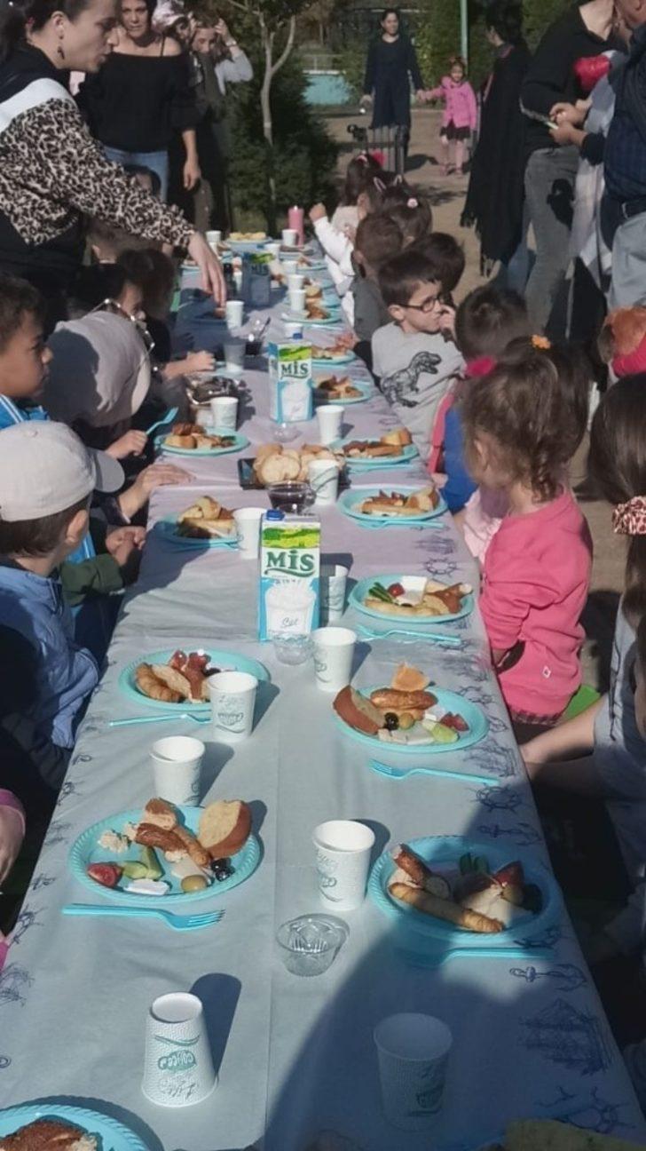 Anaokulunda ortak sofra projesi gerçekleştirildi G4