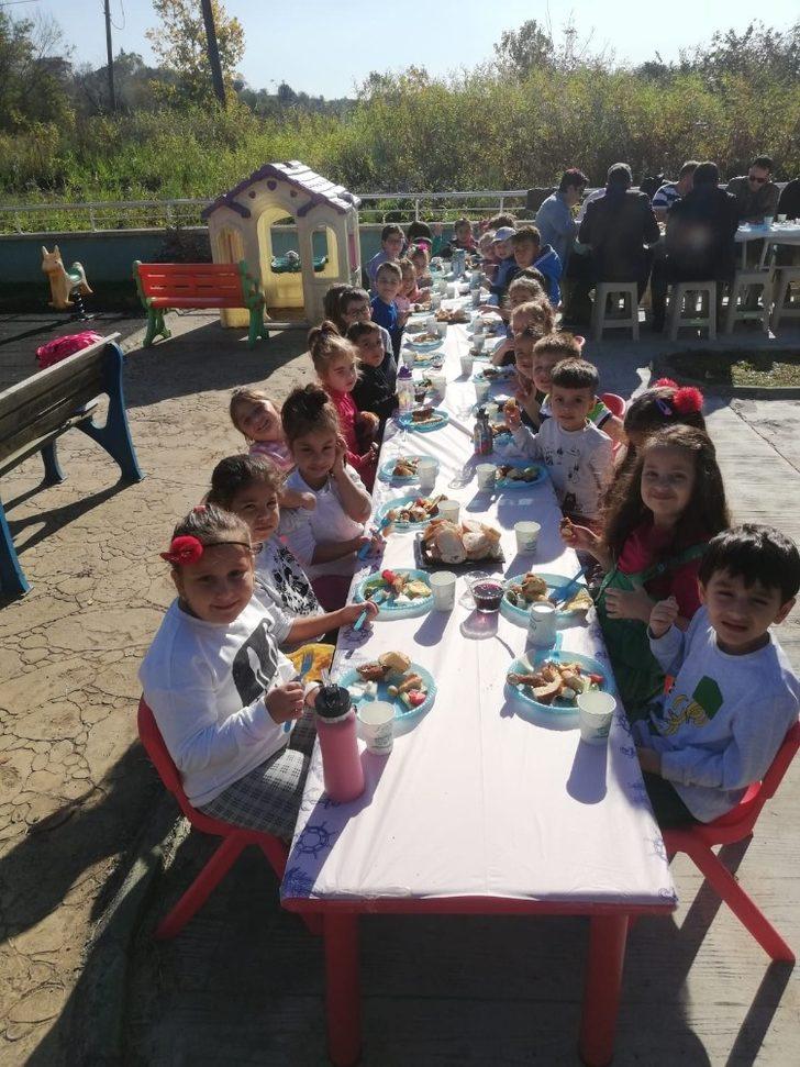 Anaokulunda ortak sofra projesi gerçekleştirildi G5
