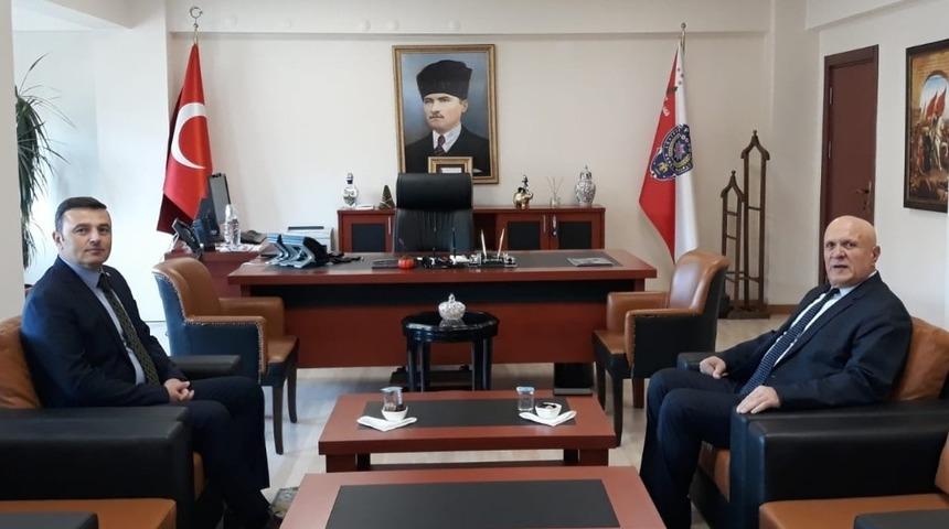 Başkan Pekmezci&rsquo;den Emniyet M&uuml;d&uuml;r&uuml; Bodur&rsquo;a iade-i ziyaret