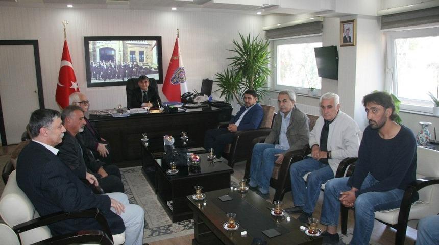 Emniyet M&uuml;d&uuml;r&uuml; Karabulut&rsquo;a gazeteci ve yazarlardan ziyaret