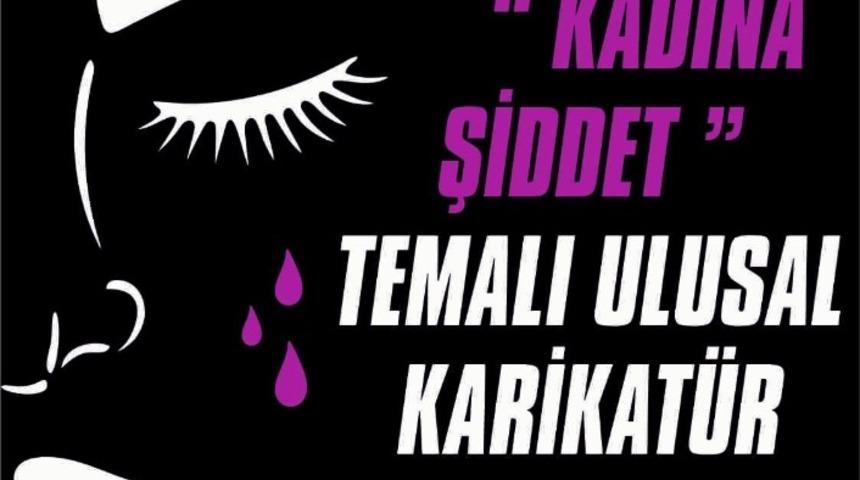 Karikat&uuml;rler kadına şiddeti anlatacak