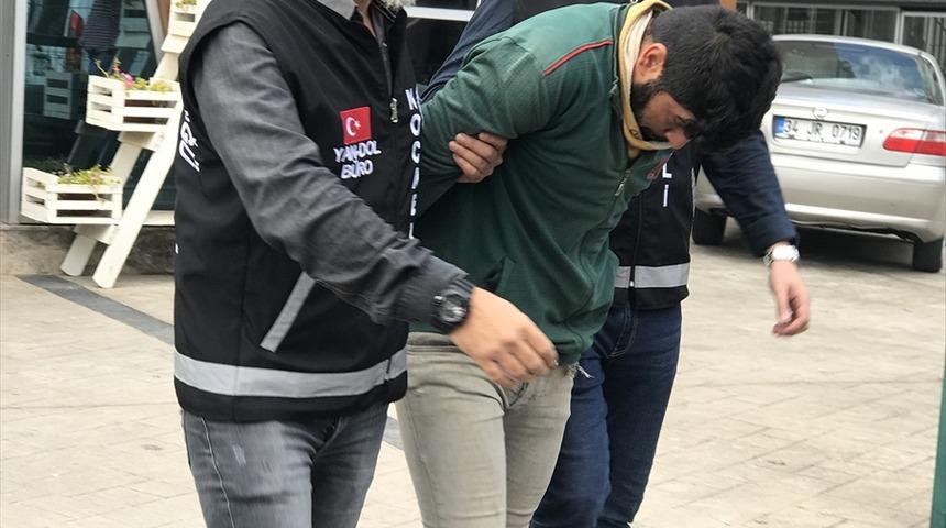 GÜNCELLEME - Dolandırıcılık şüphelisi havalimanı şantiyesinde yakalandı