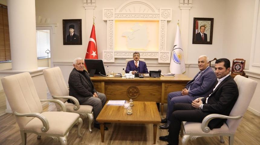 Şoförler Odası Başkanı Tuğrul’dan Vali Bilmez’e ziyaret