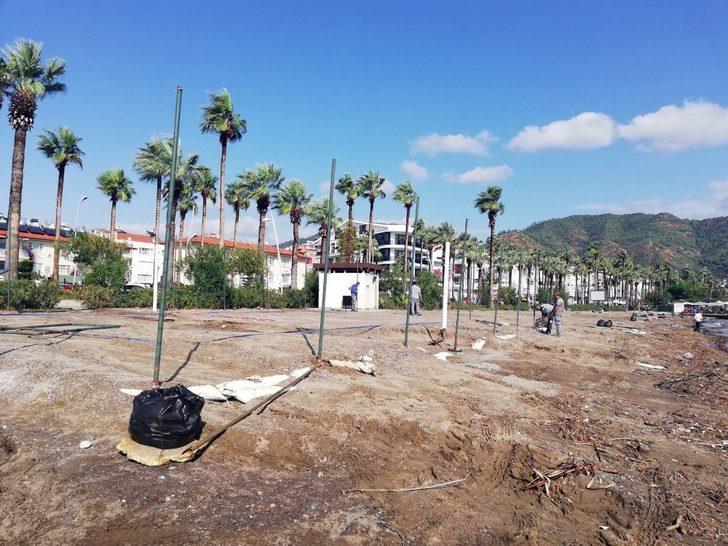 Yağmur sonrası denizin rengi değişti G3