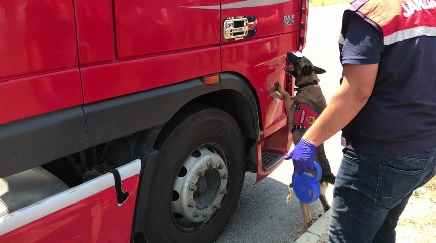 Avrupa’ya giden tıra operasyon: 102 kilo eroin ele geçirildi
