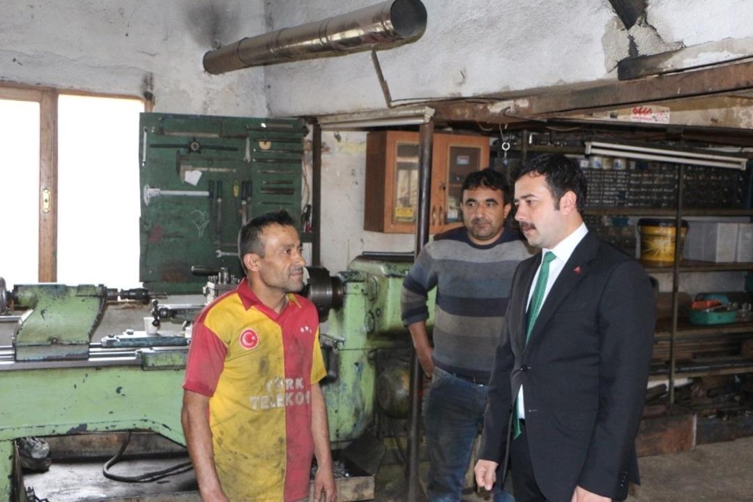 Kaymakam Fırat&rsquo;tan esnaf ziyareti