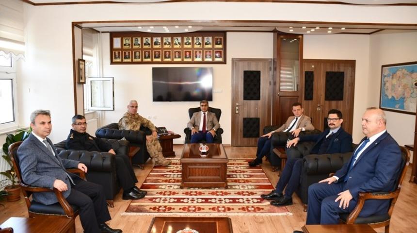 Vali G&uuml;rel&rsquo;den Albay Başk&ouml;k&rsquo;e ziyaret