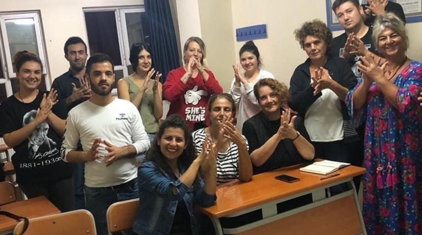 Burhaniye&rsquo;de işaret dili kursu ilgi g&ouml;rd&uuml;