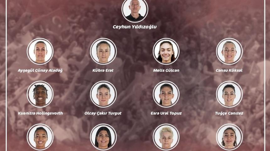 A Milli Kadın Basketbol Takımı&rsquo;nın Sırbistan ve Litvanya ma&ccedil;larının aday kadrosu belli oldu