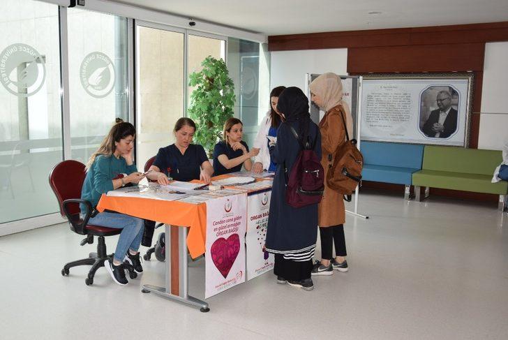 Organ ve doku bağışı farkındalık standı kuruldu G4