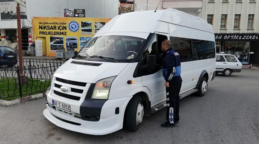 Niksar&rsquo;da S plakalar denetlendi