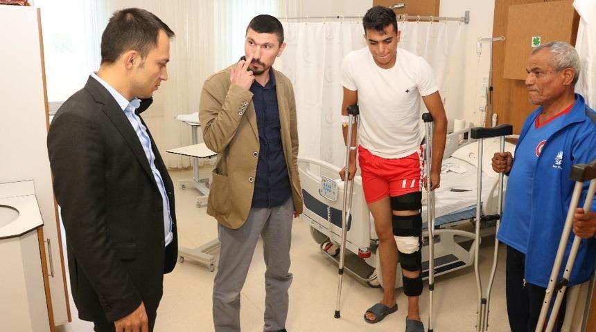 Y&uuml;r&uuml;mekte zorlanan gen&ccedil;, kıkırdak nakliyle sağlığına yeniden kavuştu