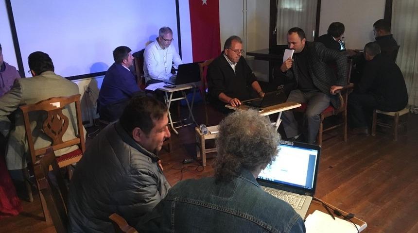 İnebolu&rsquo;da muhtarlara anket uygulaması yapıldı