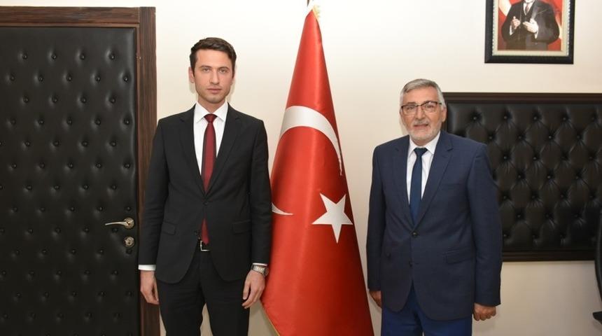 Kaymakam &Ccedil;imşir&rsquo;den Başkan Bozkurt&rsquo;a ziyaret