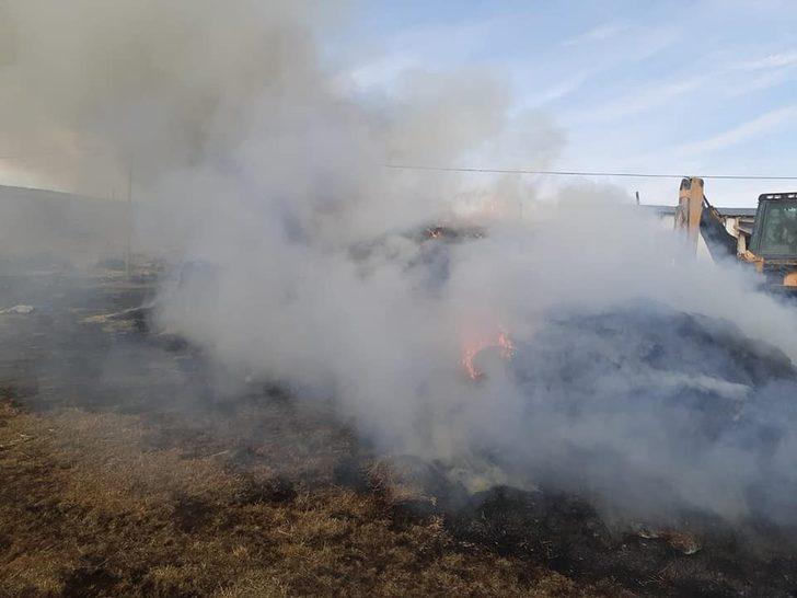 Susuz’da 40 ton ot yandı G2