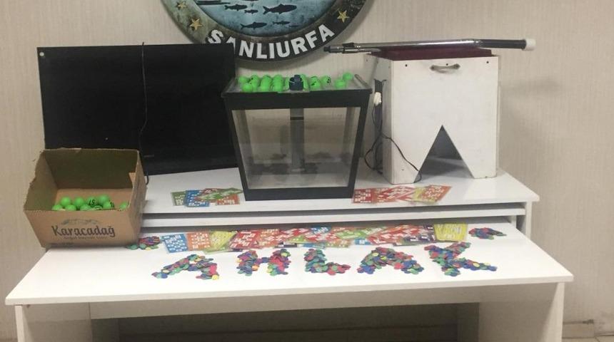 Şanlıurfa&rsquo;da kumar operasyonu